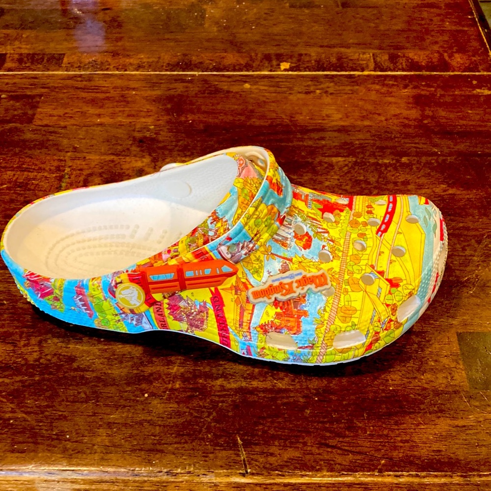 Disney Crocs-They have been worn twice. They were bought at Disney.
